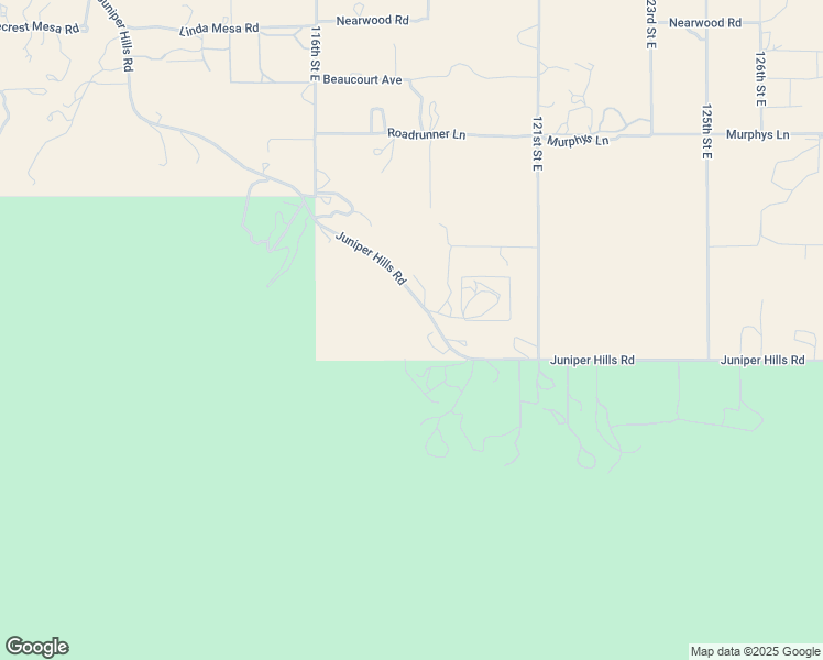 map of restaurants, bars, coffee shops, grocery stores, and more near Juniper Hills Road in Juniper Hills