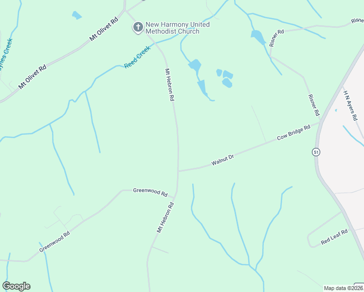 map of restaurants, bars, coffee shops, grocery stores, and more near 2428 Mount Hebron Road in Hartwell