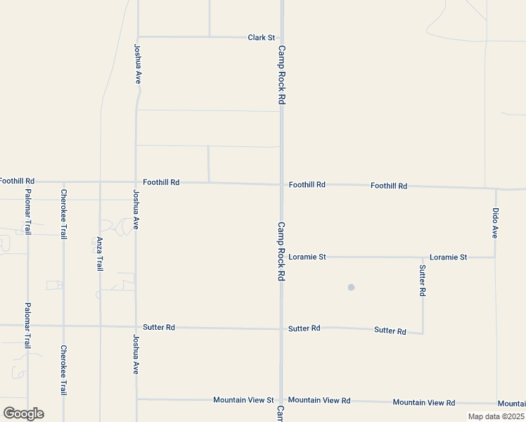 map of restaurants, bars, coffee shops, grocery stores, and more near 9626 Camp Rock Road in Lucerne Valley