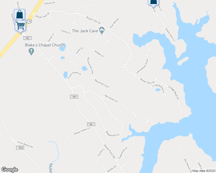map of restaurants, bars, coffee shops, grocery stores, and more near 191 Mansfield Court in Hampstead