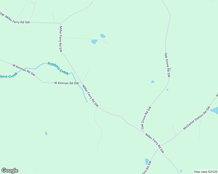 map of restaurants, bars, coffee shops, grocery stores, and more near 1959 Miller Ferry Road Southwest in Calhoun