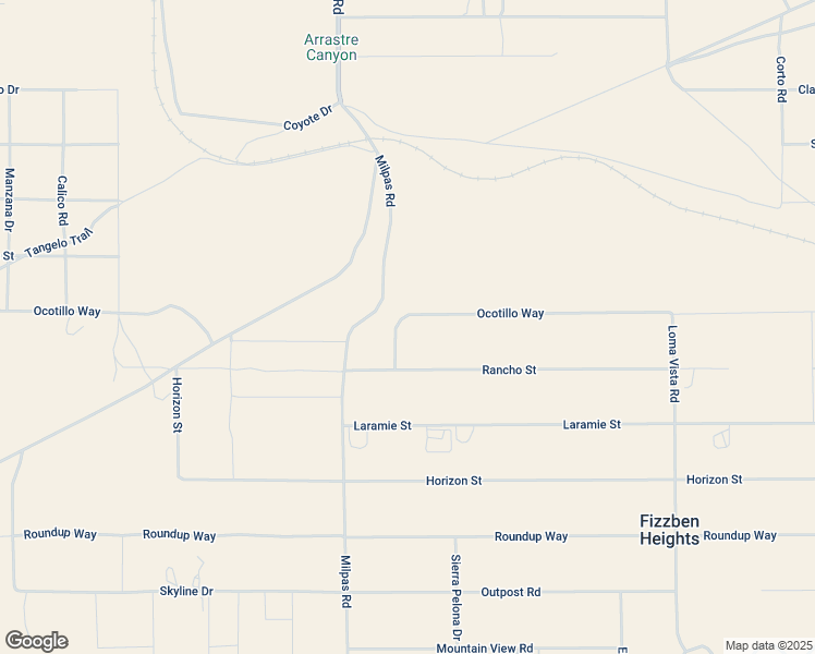 map of restaurants, bars, coffee shops, grocery stores, and more near 3 Ocotillo Way in Lucerne Valley