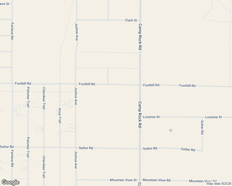 map of restaurants, bars, coffee shops, grocery stores, and more near 36755 Foothill Road in Lucerne Valley