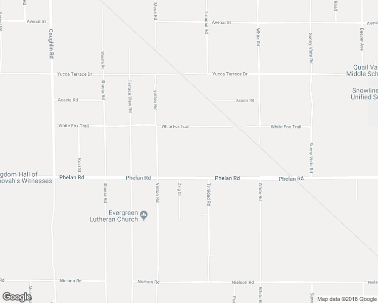 map of restaurants, bars, coffee shops, grocery stores, and more near 8642 Phelan Road in Phelan