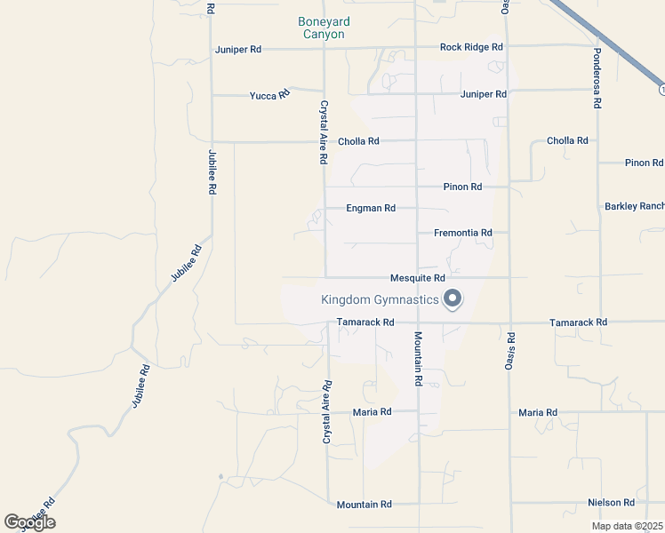 map of restaurants, bars, coffee shops, grocery stores, and more near 516 Mesquite Road in Pinon Hills
