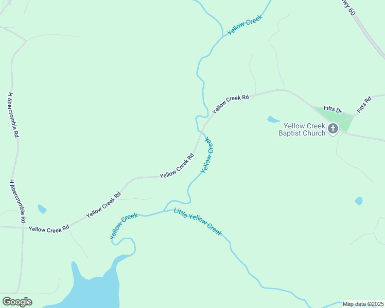 map of restaurants, bars, coffee shops, grocery stores, and more near Yellow Creek Road in Hall County