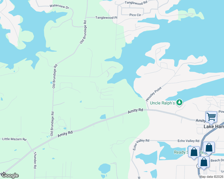 map of restaurants, bars, coffee shops, grocery stores, and more near 518 Amity Road in Garland County