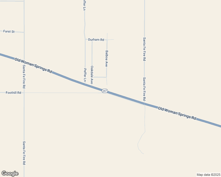 map of restaurants, bars, coffee shops, grocery stores, and more near Balboa Avenue in Lucerne Valley