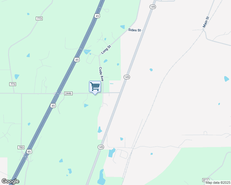 map of restaurants, bars, coffee shops, grocery stores, and more near Messner Street in Guntown