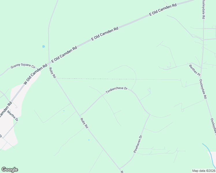 map of restaurants, bars, coffee shops, grocery stores, and more near 210 Timberchase Drive in Hartsville