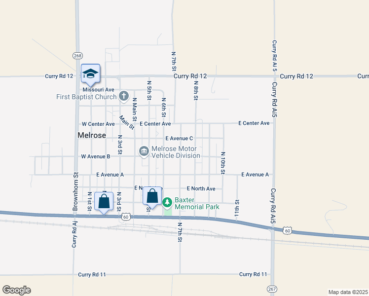 map of restaurants, bars, coffee shops, grocery stores, and more near 513 North 7th Street in Melrose