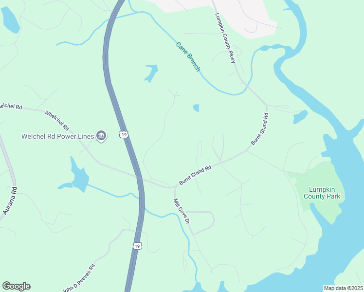 map of restaurants, bars, coffee shops, grocery stores, and more near 1542 Lumpkin County Parkway in Dahlonega