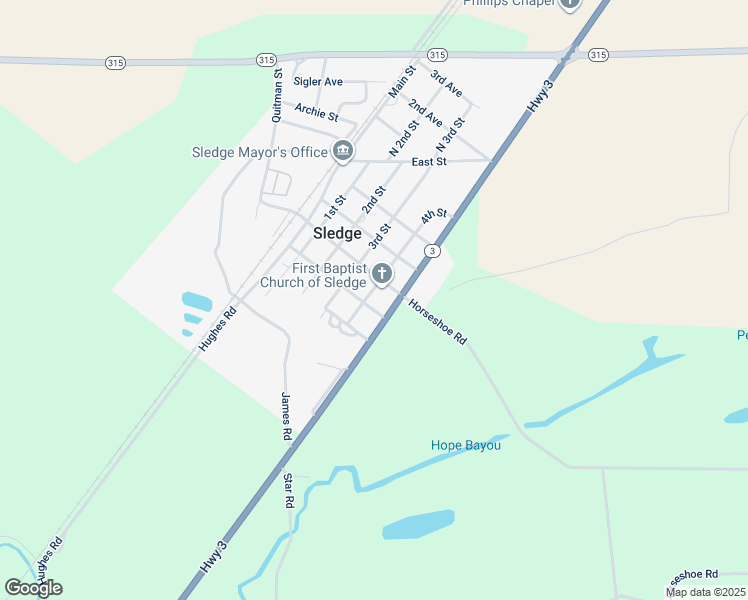 map of restaurants, bars, coffee shops, grocery stores, and more near 234-242 Norfleet Avenue in Sledge