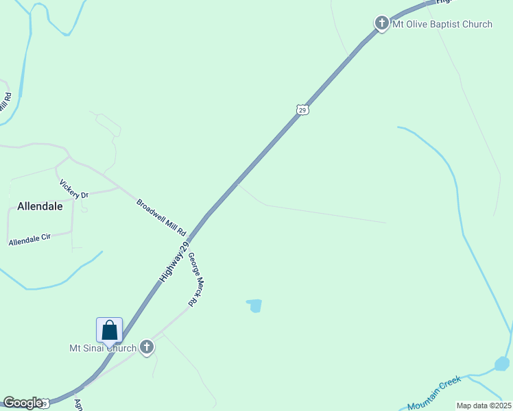 map of restaurants, bars, coffee shops, grocery stores, and more near 108 Hickory Forest Drive in Anderson