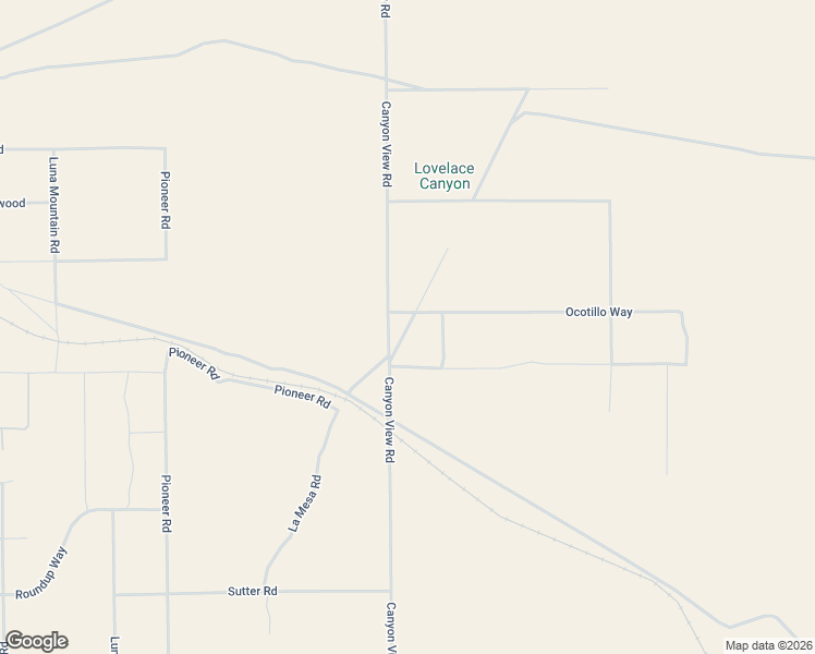 map of restaurants, bars, coffee shops, grocery stores, and more near Canyon View Road in San Bernardino County