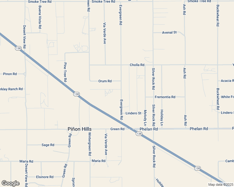 map of restaurants, bars, coffee shops, grocery stores, and more near 1895 Barkley Ranch Road in Piñon Hills