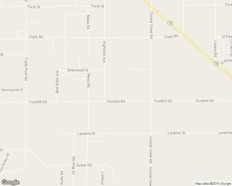 map of restaurants, bars, coffee shops, grocery stores, and more near 32676 Foothill Road in Lucerne Valley