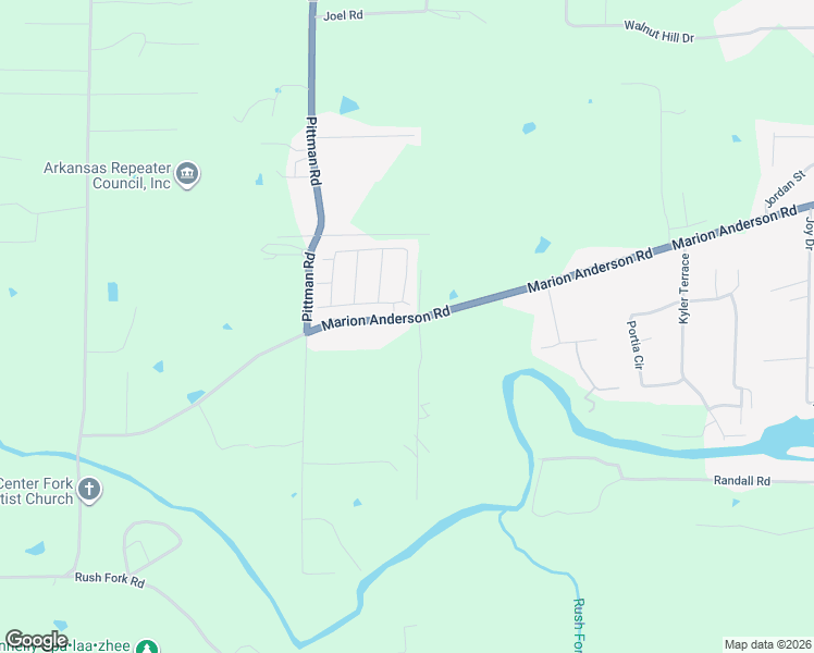 map of restaurants, bars, coffee shops, grocery stores, and more near 100 Deer View Circle in Hot Springs