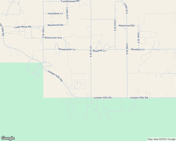 map of restaurants, bars, coffee shops, grocery stores, and more near 121 Roadrunner Lane in Juniper Hills