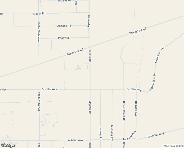 map of restaurants, bars, coffee shops, grocery stores, and more near 24218 Ocotillo Way in Apple Valley