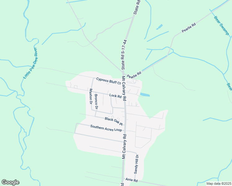 map of restaurants, bars, coffee shops, grocery stores, and more near 1832 Lock Road in Dillon