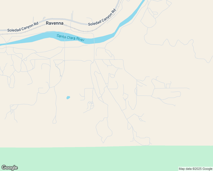 map of restaurants, bars, coffee shops, grocery stores, and more near Bootlegger Canyon Road in Los Angeles County