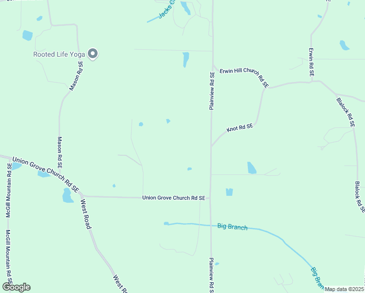 map of restaurants, bars, coffee shops, grocery stores, and more near 813 Plainview Road Southeast in Adairsville