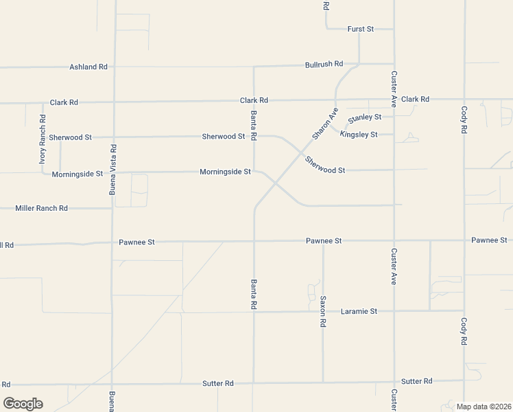 map of restaurants, bars, coffee shops, grocery stores, and more near Banta Road in Lucerne Valley
