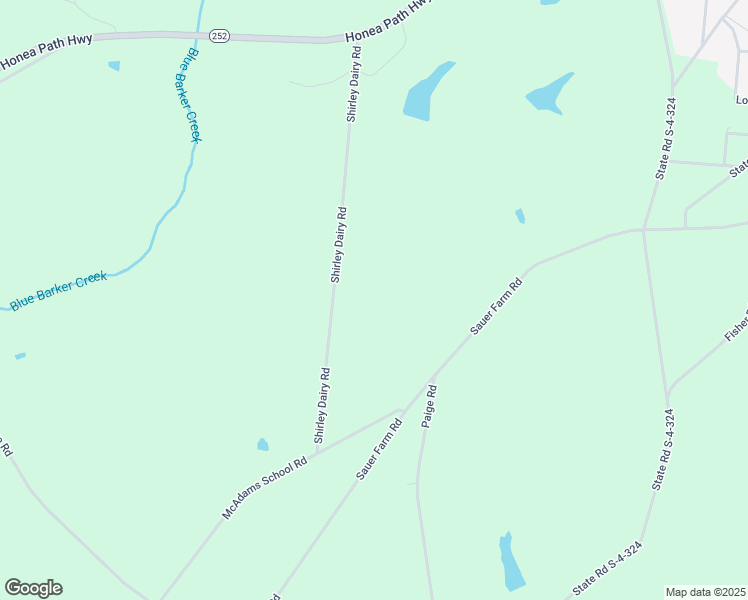map of restaurants, bars, coffee shops, grocery stores, and more near 104 McAdams School Road in Honea Path