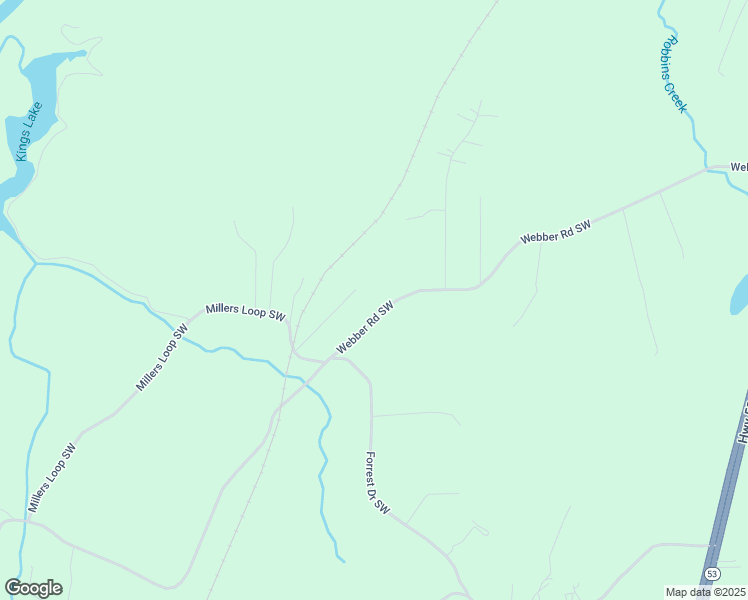 map of restaurants, bars, coffee shops, grocery stores, and more near 723 Webber Road Southwest in Plainville