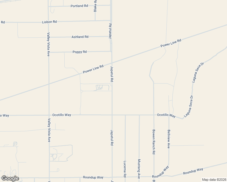 map of restaurants, bars, coffee shops, grocery stores, and more near 24218 Ocotillo Way in Apple Valley