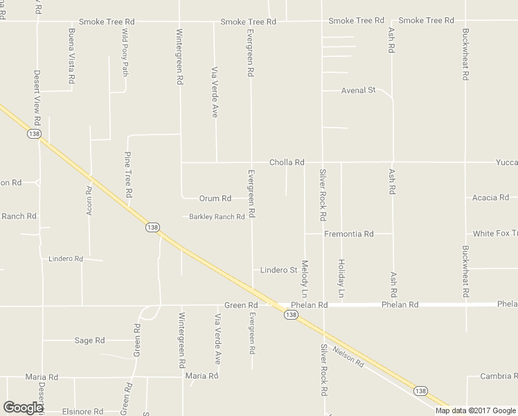 map of restaurants, bars, coffee shops, grocery stores, and more near 9979 Evergreen Road in Pinon Hills