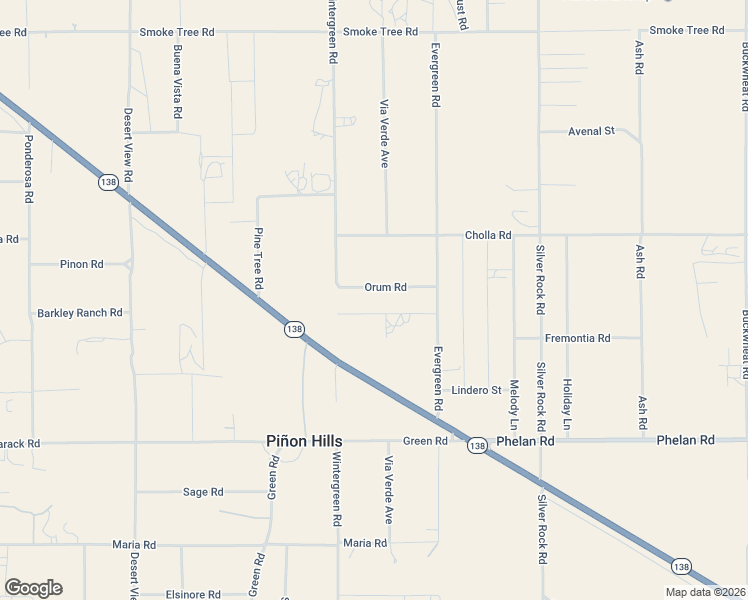 map of restaurants, bars, coffee shops, grocery stores, and more near 1774 Barkley Ranch Road in Pinon Hills