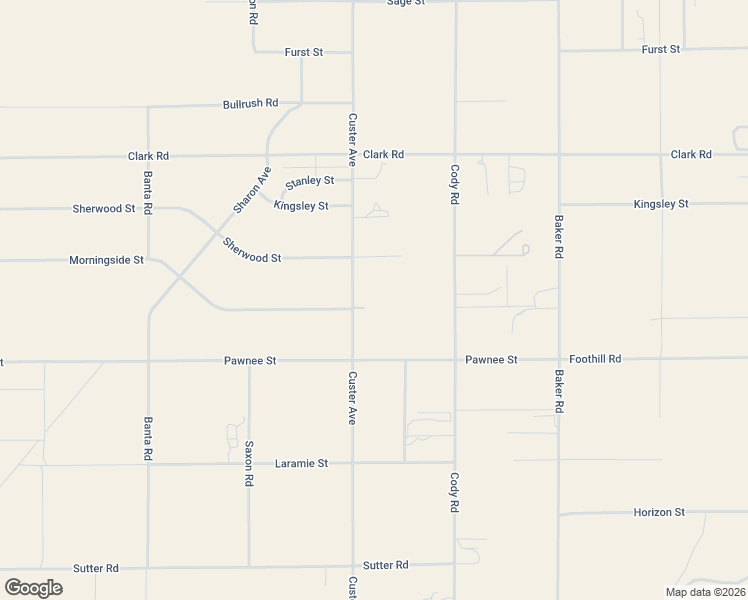 map of restaurants, bars, coffee shops, grocery stores, and more near 9829 Custer Avenue in Lucerne Valley