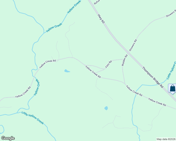 map of restaurants, bars, coffee shops, grocery stores, and more near 6035 Yellow Creek Road in Murrayville