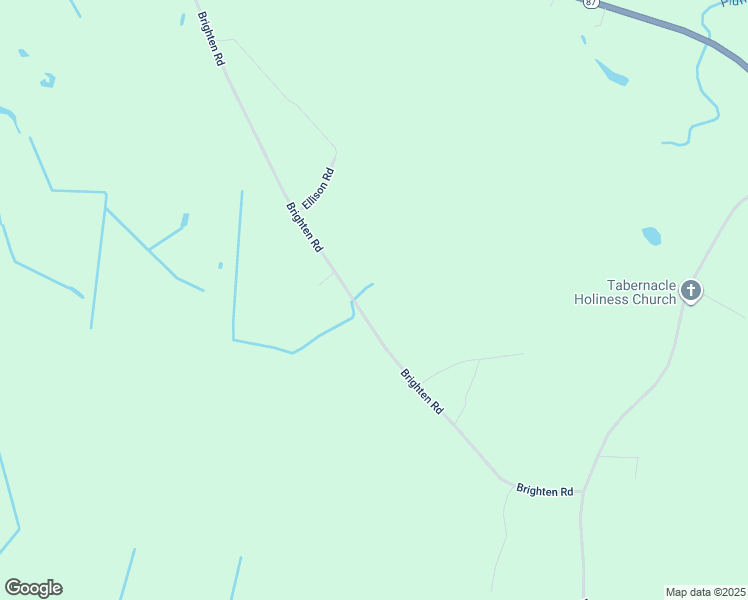 map of restaurants, bars, coffee shops, grocery stores, and more near 1233 Brighten Road in Riegelwood