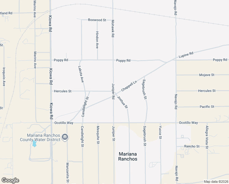 map of restaurants, bars, coffee shops, grocery stores, and more near Hercules Street in Apple Valley