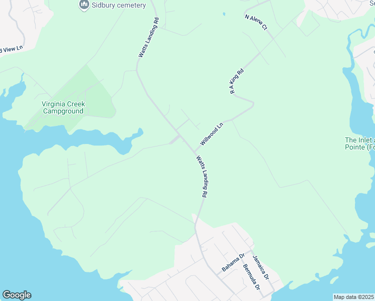 map of restaurants, bars, coffee shops, grocery stores, and more near 1256 Watts Landing Road in Hampstead