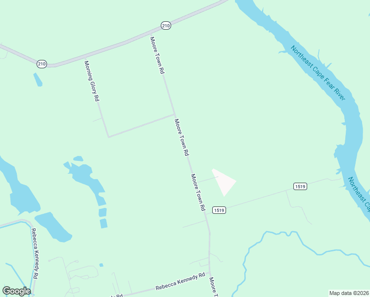 map of restaurants, bars, coffee shops, grocery stores, and more near 631 Moore Town Road in Rocky Point