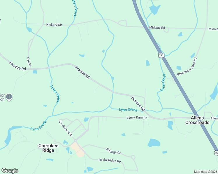 map of restaurants, bars, coffee shops, grocery stores, and more near 834 Rescue Road in Union Grove