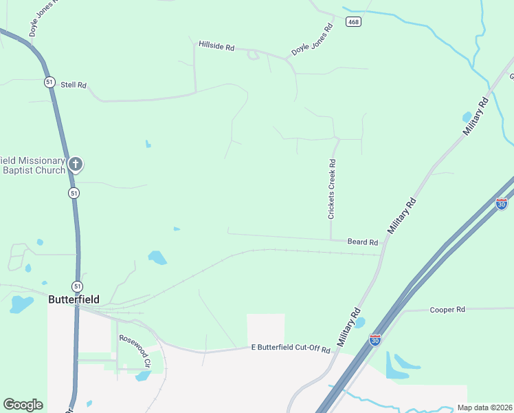 map of restaurants, bars, coffee shops, grocery stores, and more near 19497 Highway 51 in Rockport