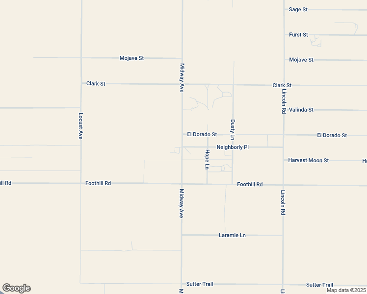 map of restaurants, bars, coffee shops, grocery stores, and more near 9860 Neighborly Place in Lucerne Valley
