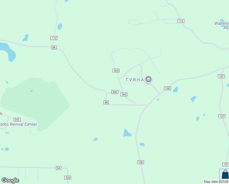 map of restaurants, bars, coffee shops, grocery stores, and more near County Road 366 in Union County