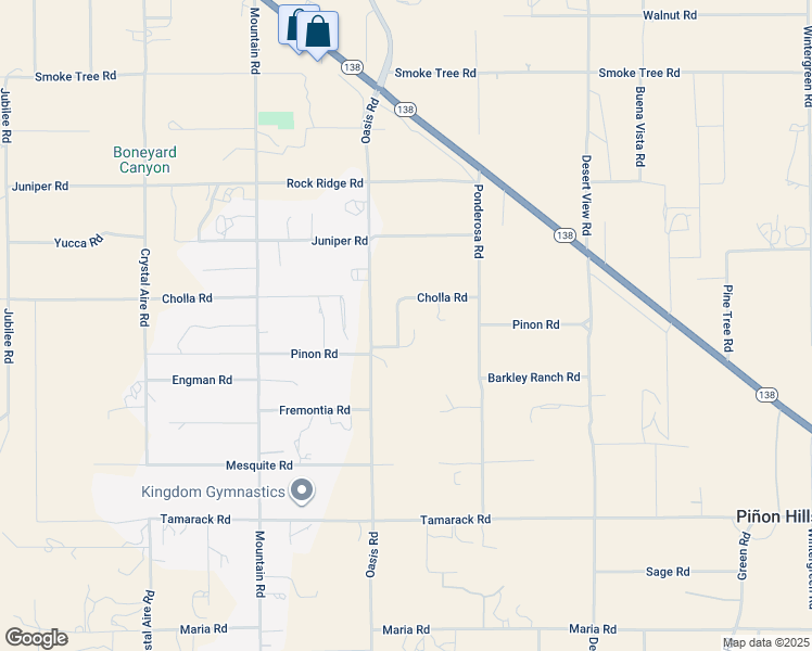 map of restaurants, bars, coffee shops, grocery stores, and more near 984 Pinon Road in Piñon Hills