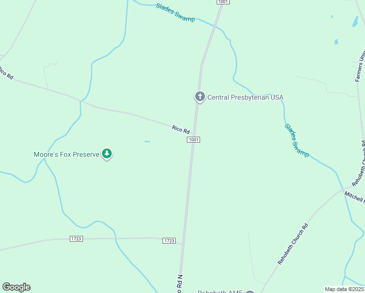 map of restaurants, bars, coffee shops, grocery stores, and more near 7115 Hallsboro Road North in Clarkton