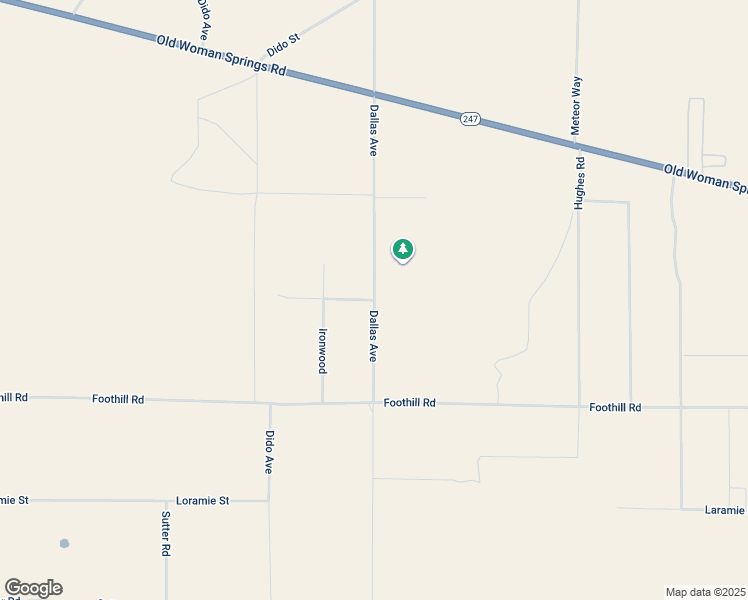 map of restaurants, bars, coffee shops, grocery stores, and more near Dallas Avenue in Lucerne Valley