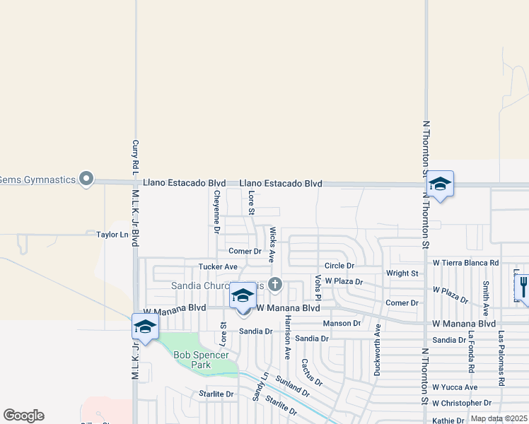 map of restaurants, bars, coffee shops, grocery stores, and more near 713 Bison Road in Clovis