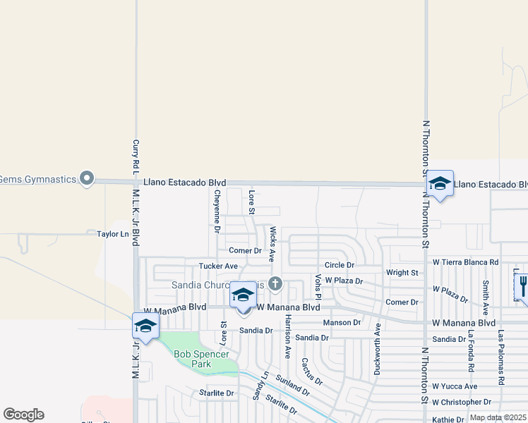 map of restaurants, bars, coffee shops, grocery stores, and more near 713 Bison Road in Clovis