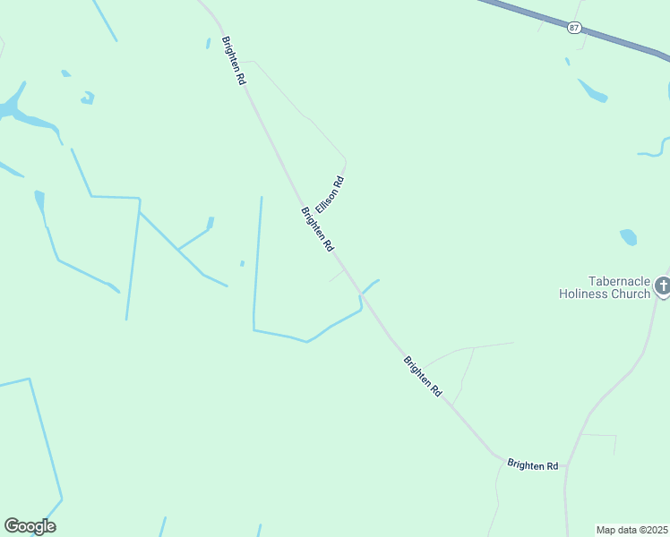 map of restaurants, bars, coffee shops, grocery stores, and more near 1104 Brighten Road in Riegelwood