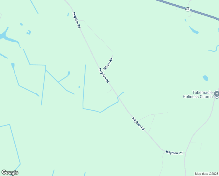 map of restaurants, bars, coffee shops, grocery stores, and more near 1104 Brighten Road in Riegelwood